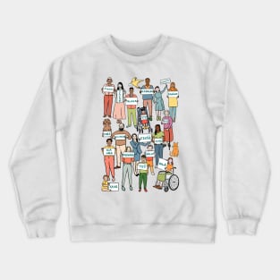 Hello in 19 languages Crewneck Sweatshirt